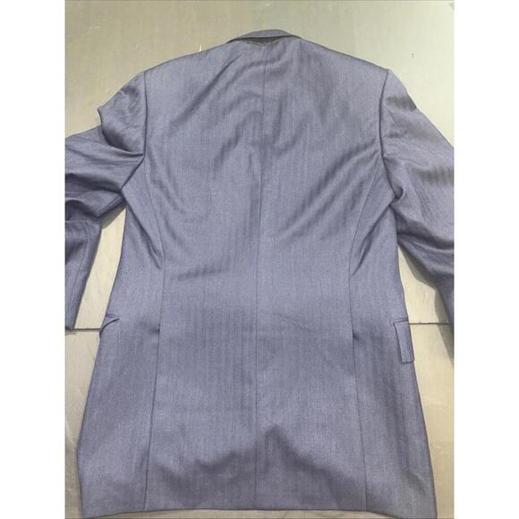 LEONARD LOGSDAIL Vintage Bespoke New York Navy Blue 2 BTN Men Sport Coat Blazer - Picture 11 of 15